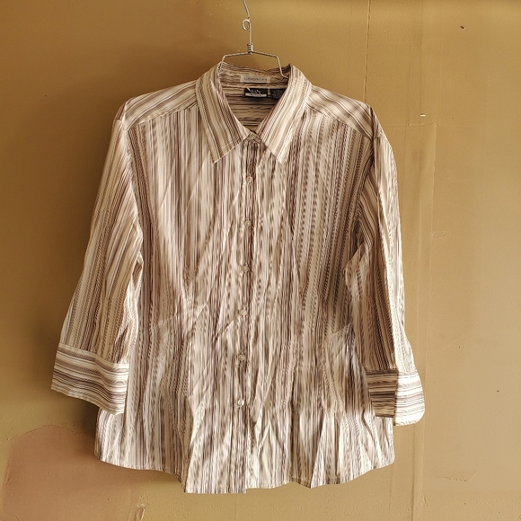 DCC Missy Tops - DCC Missy Stretch Longsleeve Shirt sz XL